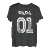 Herren Vater Tochter Partnerlook Papa Mädchen Geschenk T-Shirt