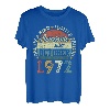 Oktober 1972 Lustige Geschenke 50. Geburtstag Mann Frau T-Shirt