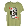 König des Herz Spielkarte Hemd Halloween Kostüm T Shirts T-Shirt
