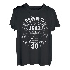 März 1983 Lustige Geschenke 40. Geburtstag Mann Frau T-Shirt