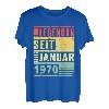 Legendär seit Januar 1970 52. Geburtstag Vintage T-Shirt