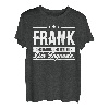 Frank Name Lustiger Spruch Shirt Vorname Geschenk