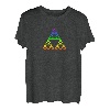 Mathe Sierpinski Dreieck Fraktal Geometrie Regenbogen Shirt