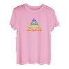 Mathe Sierpinski Dreieck Fraktal Geometrie Regenbogen Shirt
