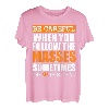 T-Shirt mit Aufschrift 