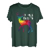 Gay Trans LGBTQ Regenbogen Hirsch Rainbow Oh deer I am queer T-Shirt