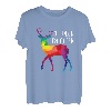 Gay Trans LGBTQ Regenbogen Hirsch Rainbow Oh deer I am queer T-Shirt