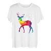 Gay Trans LGBTQ Regenbogen Hirsch Rainbow Oh deer I am queer T-Shirt