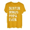 Herren Bester Bonus Papa Ever Stiefvater Spruch Ersatzpapa Vatertag T-Shirt