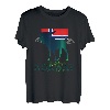 Norwegen Elch Fjord Norwegenurlaub Skandinavien Polarkreis T-Shirt