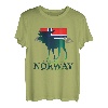 Norwegen Elch Fjord Norwegenurlaub Skandinavien Polarkreis T-Shirt