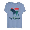 Norwegen Elch Fjord Norwegenurlaub Skandinavien Polarkreis T-Shirt
