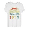 53. Geburtstag Geschenke Mann Awesome Since April 1970 T-Shirt