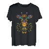 Giraffen-Savanne-Wald-Grasland-Mandala-Stammestier Kunst T-Shirt
