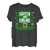 Saint Patricks Day Lustiges Geschenk Irish I Were Drunk T-Shirt