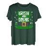 Saint Patricks Day Lustiges Geschenk Irish I Were Drunk T-Shirt