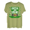 Saint Patricks Day Lustiges Geschenk Irish I Were Drunk T-Shirt