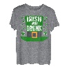 Saint Patricks Day Lustiges Geschenk Irish I Were Drunk T-Shirt