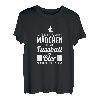 Damen Lustig Fußballerin Bier Saufen Fussball Fan Mädchen T-Shirt T-Shirt