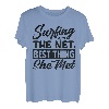Surfen im Internet, das Beste, was sie getroffen hat T-Shirt