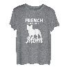 Damen Französische Bulldogge Mutter Hunde Hundehalterin Geschenk T-Shirt