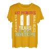 11 Jahre Awesome Months, Wochen, Tage, besonderer Geburtstag T-Shirt