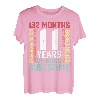 11 Jahre Awesome Months, Wochen, Tage, besonderer Geburtstag T-Shirt