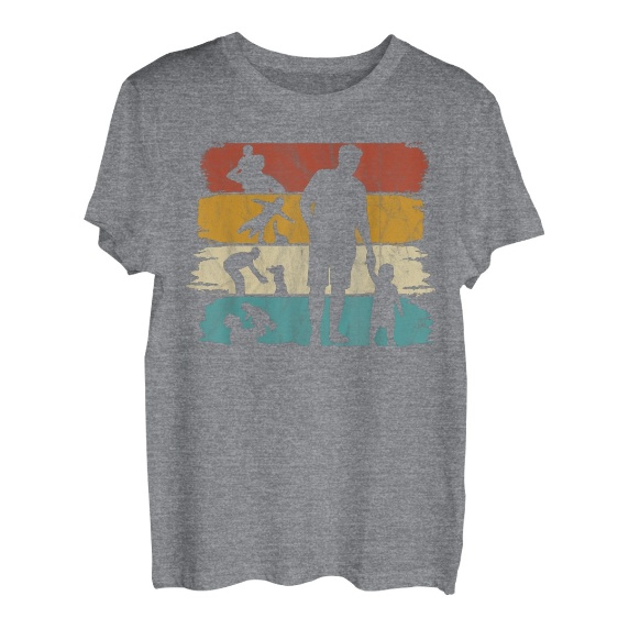 Vatertagsgeschenk Vatertag Vater Sohn Outfit Geschenk retro T-Shirt