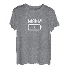 Damen Mini Me Batteriestand Mutter Vater Kind Family Partnerlook T-Shirt