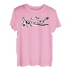 Girl Dad Hoch 2 Zwei Töchter Vater Von Zwei Mädchen T-Shirt