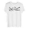 Girl Dad Hoch 2 Zwei Töchter Vater Von Zwei Mädchen T-Shirt
