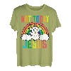 Lustiges Satanisches Einhorn Regenbogen Not Today Jesus T-Shirt