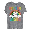 Lustiges Satanisches Einhorn Regenbogen Not Today Jesus T-Shirt