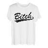Bitch T-shirt lustig Prostituierte Shirt Nutte Nutten Tshirt T-Shirt