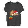 Süßer Igel Weihnachtsmann Kostüm Weihnachten Xmas 2019 Shirt T-Shirt