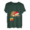Süßer Igel Weihnachtsmann Kostüm Weihnachten Xmas 2019 Shirt T-Shirt