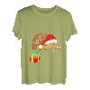 Süßer Igel Weihnachtsmann Kostüm Weihnachten Xmas 2019 Shirt T-Shirt