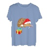 Süßer Igel Weihnachtsmann Kostüm Weihnachten Xmas 2019 Shirt T-Shirt