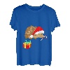 Süßer Igel Weihnachtsmann Kostüm Weihnachten Xmas 2019 Shirt T-Shirt