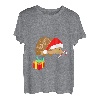 Süßer Igel Weihnachtsmann Kostüm Weihnachten Xmas 2019 Shirt T-Shirt