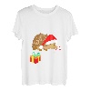 Süßer Igel Weihnachtsmann Kostüm Weihnachten Xmas 2019 Shirt T-Shirt