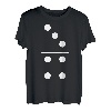 Fasching & Karneval - 3/4 Domino Stein Kostüm T-Shirt