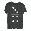 Fasching & Karneval - 3/4 Domino Stein Kostüm T-Shirt