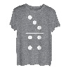 Fasching & Karneval - 3/4 Domino Stein Kostüm T-Shirt