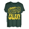 Herren Nerdig Bester Papa der Galaxis Geschenk zum Vatertag T-Shirt