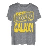 Herren Nerdig Bester Papa der Galaxis Geschenk zum Vatertag T-Shirt