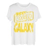 Herren Nerdig Bester Papa der Galaxis Geschenk zum Vatertag T-Shirt