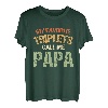 Herren Meine Lieblingsdrillinge nennen mich Papa T-Shirt