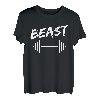 Herren Vater Sohn Partnerlook Beast Bodybuilding Fitness T-Shirt