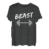 Herren Vater Sohn Partnerlook Beast Bodybuilding Fitness T-Shirt